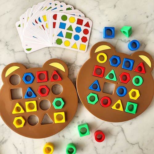 Geometric shape puzzle - geometric,