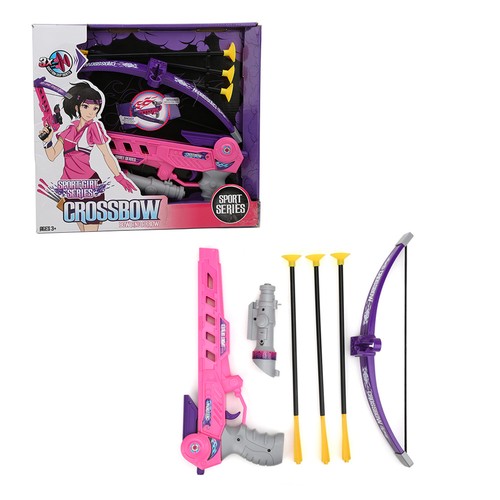 Crossbow gun with - gun, cup