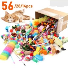 14/28/56PCS Cat Toys Mixed